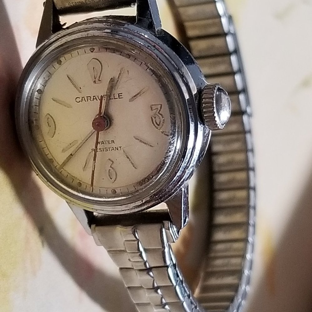 Lovely Caravelle Wind Up Watch Working - image 2